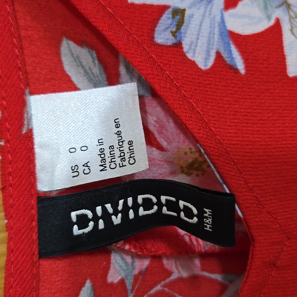 H&M Red Floral Maxi Dress - Picture 3 of 5